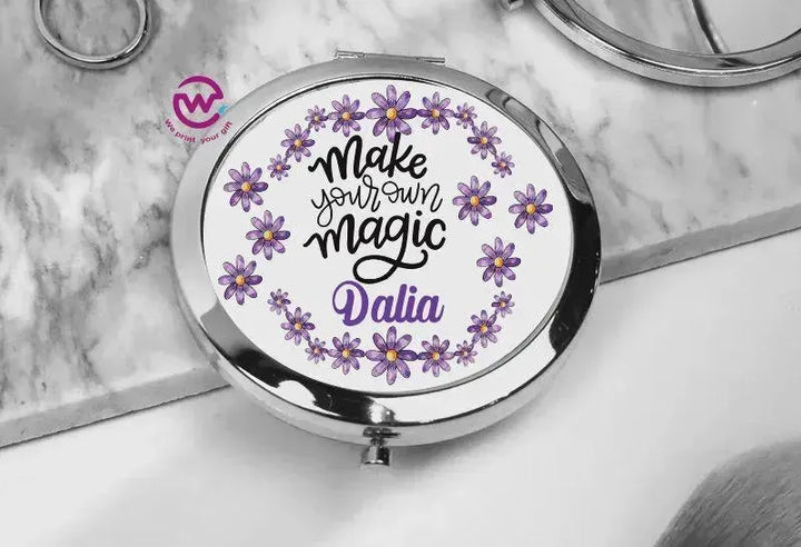 Compact Mirror - Floral