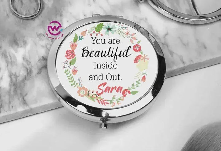 Compact Mirror - Floral