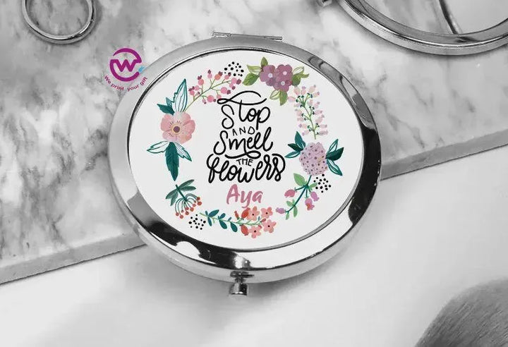 Compact Mirror - Floral