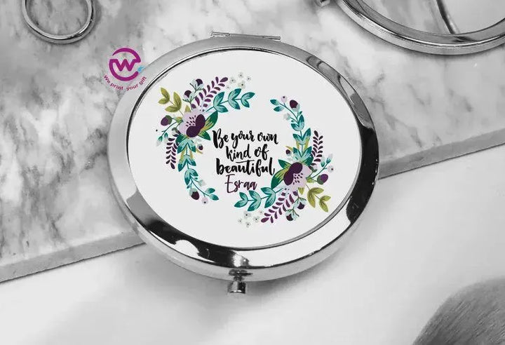 Compact Mirror - Floral