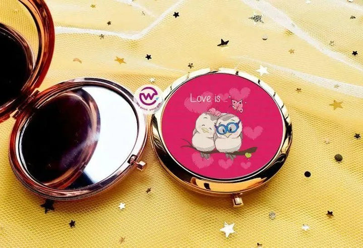 Compact mirror - Valentine's Day - WE PRINT