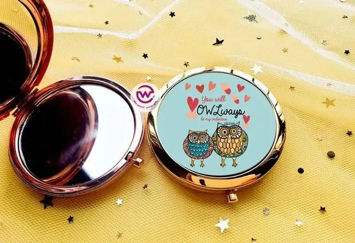 Compact mirror - Valentine's Day - WE PRINT