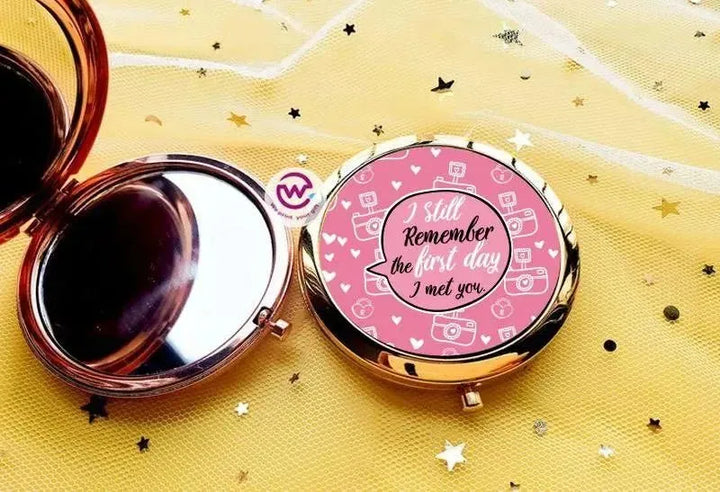 Compact mirror - Valentine's Day - WE PRINT