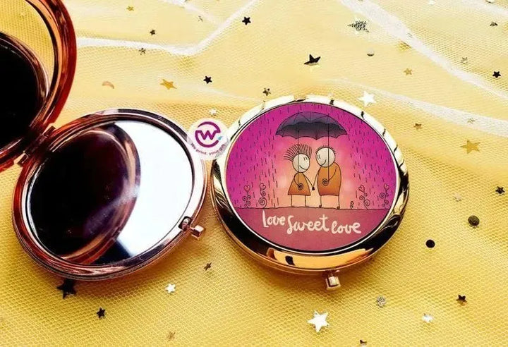 Compact mirror - Valentine's Day - WE PRINT