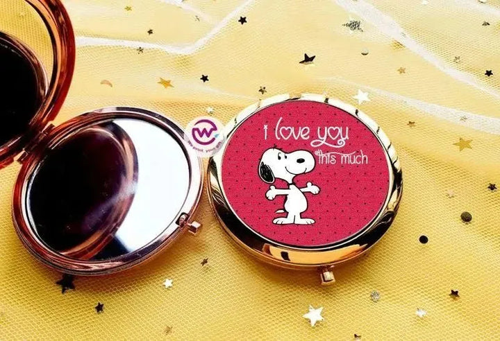 Compact mirror - Valentine's Day - WE PRINT