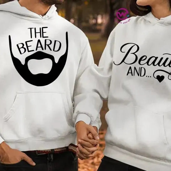 Couple Hoodie-Couples Icons - WE PRINT