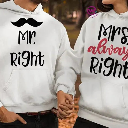 Couple Hoodie-Couples Icons - WE PRINT