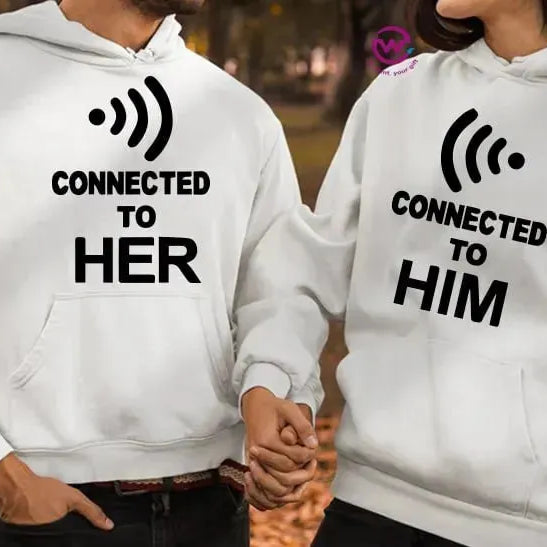 Couple Hoodie-Couples Icons - WE PRINT
