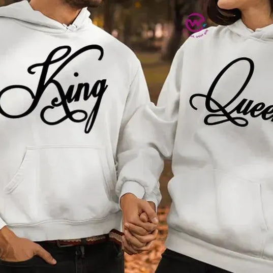 Couple Hoodie-Couples Icons - WE PRINT