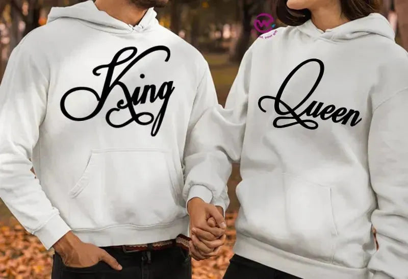 Couple Hoodie-Couples Icons - WE PRINT