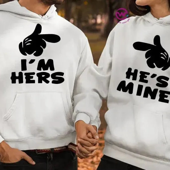 Couple Hoodie-Couples Icons - WE PRINT