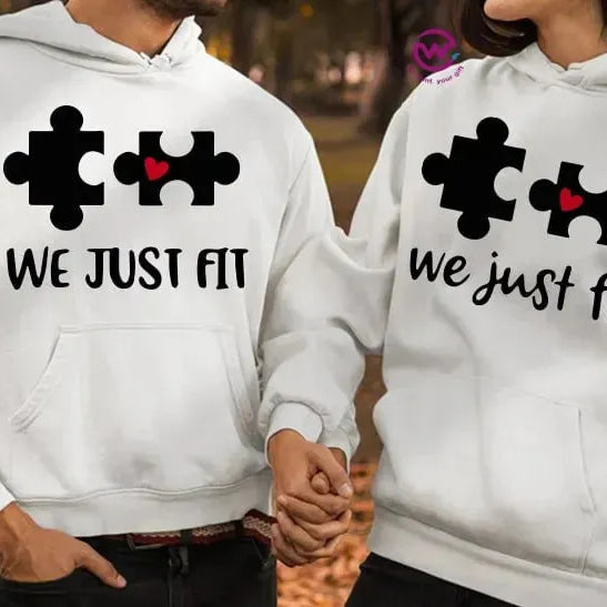 Couple Hoodie-Couples Icons - WE PRINT