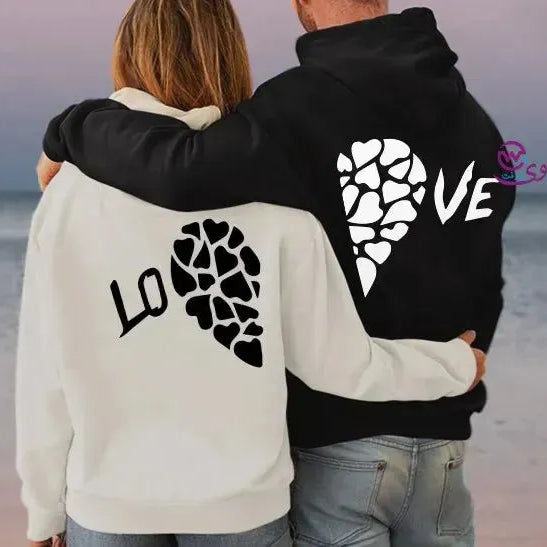 Couple Hoodie-English Quotes - WE PRINT