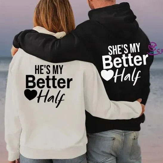 Couple Hoodie-English Quotes - WE PRINT