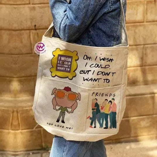 Cross Tote Bag - Friends - WE PRINT