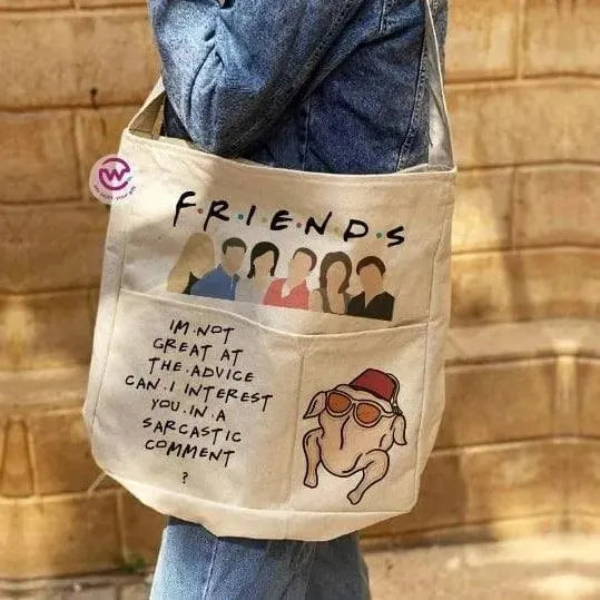 Cross Tote Bag - Friends - WE PRINT