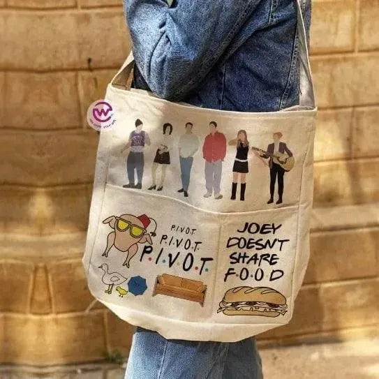 Cross Tote Bag - Friends - WE PRINT