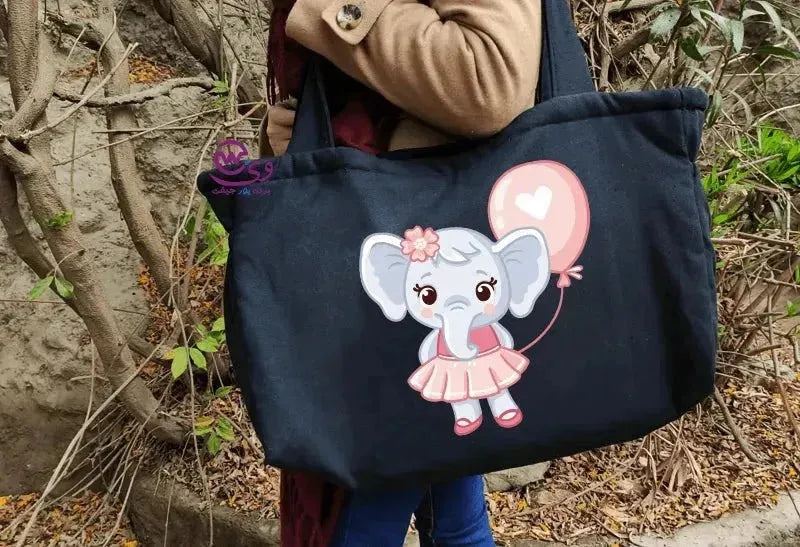 custom diaper bag -Elephant - WE PRINT