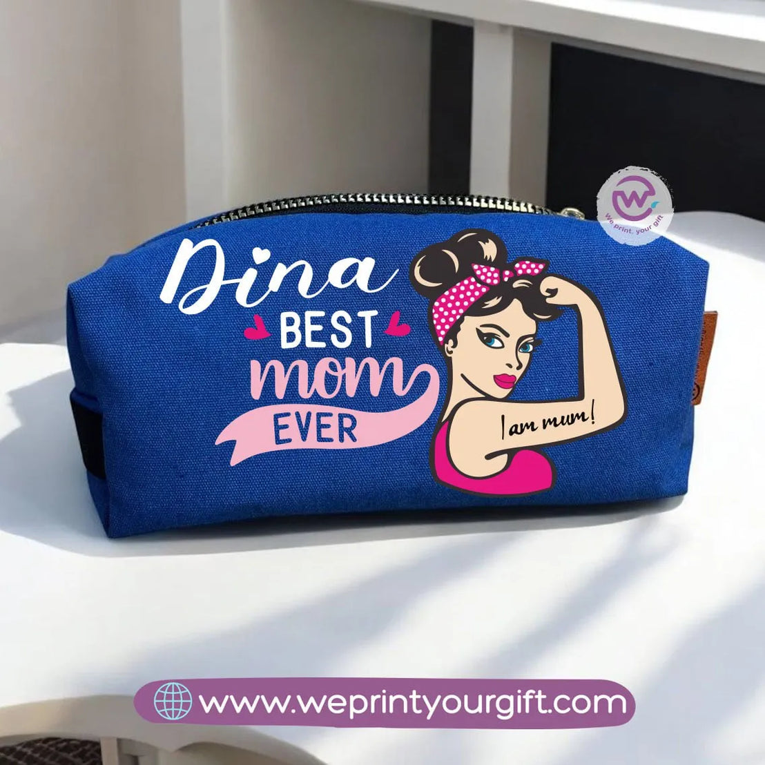 Custom Makeup Bag- Mom designs - WE PRINT