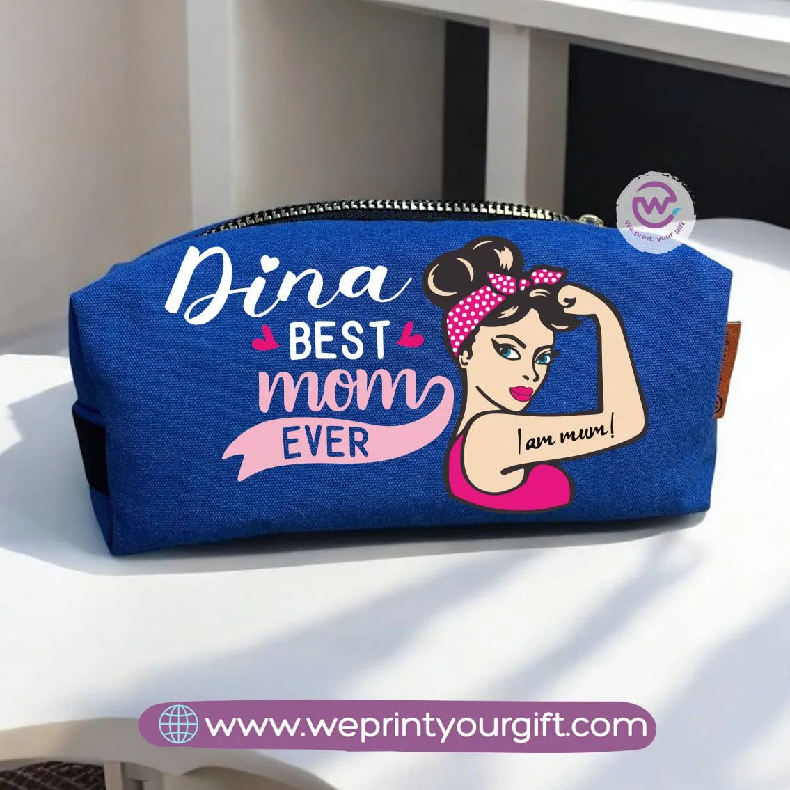 Custom Makeup Bag- Mom designs - WE PRINT