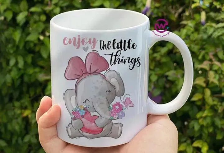 Custom Mugs-Ordinary-Elephant Designs - WE PRINT