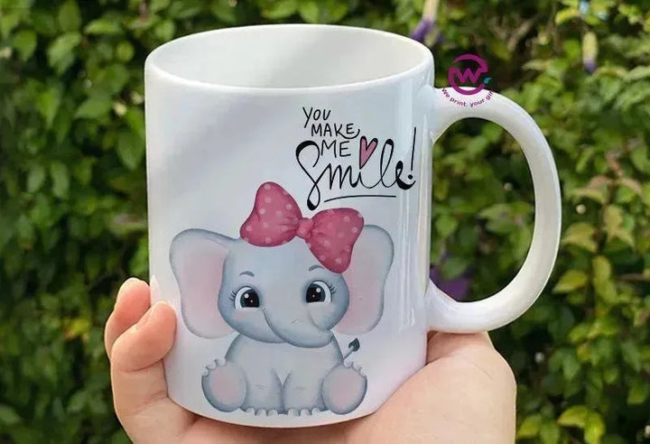 Custom Mugs-Ordinary-Elephant Designs - WE PRINT