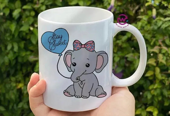 Custom Mugs-Ordinary-Elephant Designs - WE PRINT