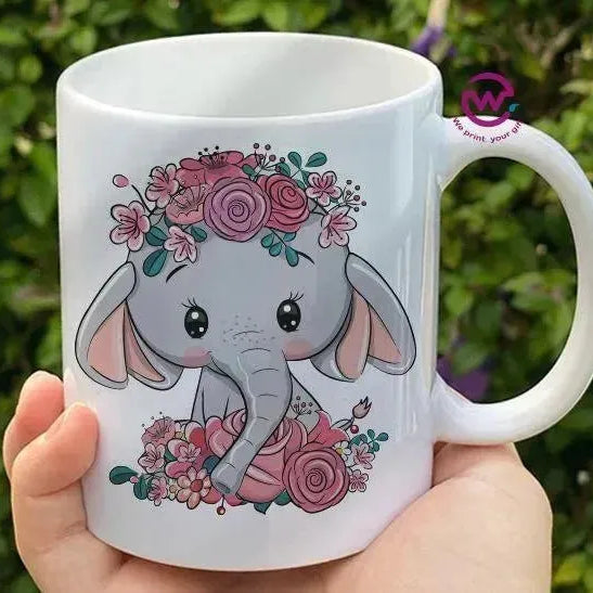 Custom Mugs-Ordinary-Elephant Designs - WE PRINT