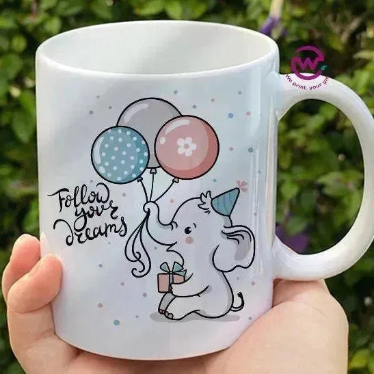 Custom Mugs-Ordinary-Elephant Designs - WE PRINT
