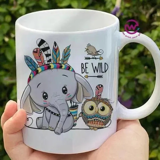 Custom Mugs-Ordinary-Elephant Designs - WE PRINT