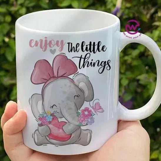 Custom Mugs-Ordinary-Elephant Designs - WE PRINT