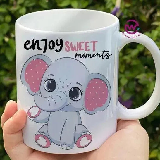 Custom Mugs-Ordinary-Elephant Designs - WE PRINT