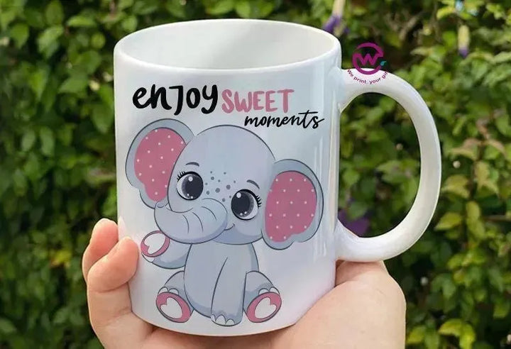 Custom Mugs-Ordinary-Elephant Designs - WE PRINT