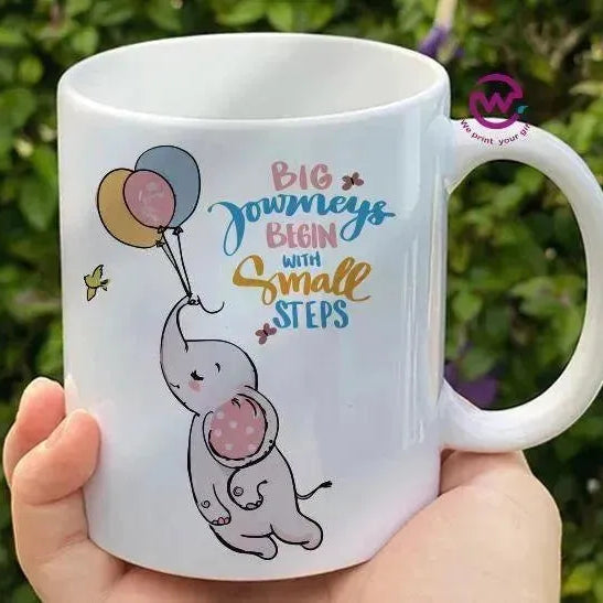 Custom Mugs-Ordinary-Elephant Designs - WE PRINT
