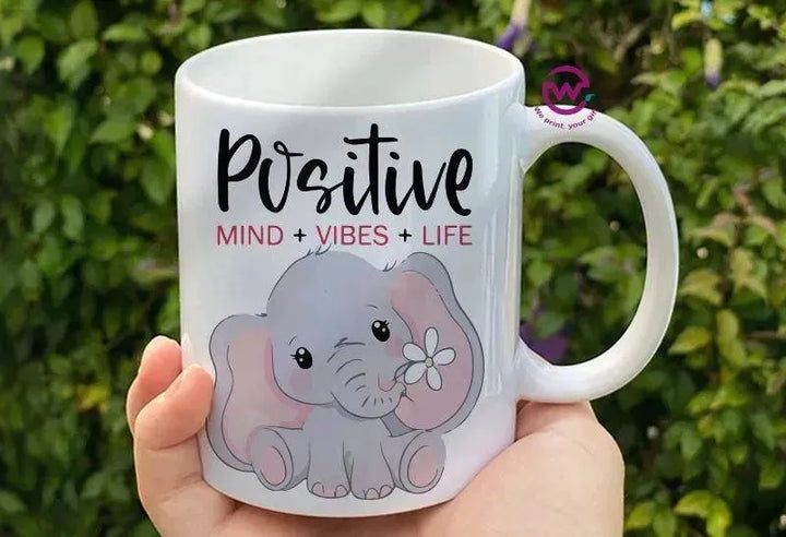 Custom Mugs-Ordinary-Elephant Designs - WE PRINT