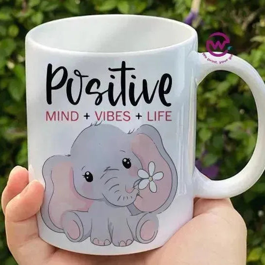 Custom Mugs-Ordinary-Elephant Designs - WE PRINT