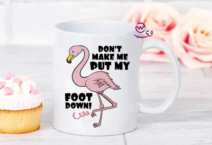 Custom Mugs-Ordinary -Flamingos - WE PRINT