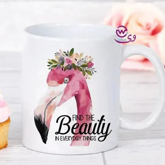 Custom Mugs-Ordinary -Flamingos - WE PRINT