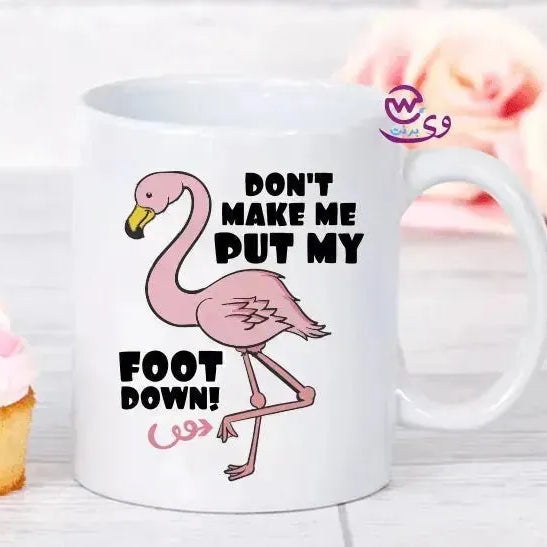 Custom Mugs-Ordinary -Flamingos - WE PRINT