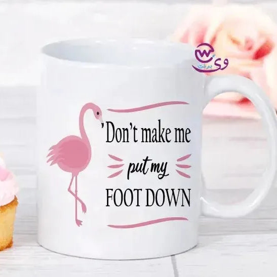 Custom Mugs-Ordinary -Flamingos - WE PRINT