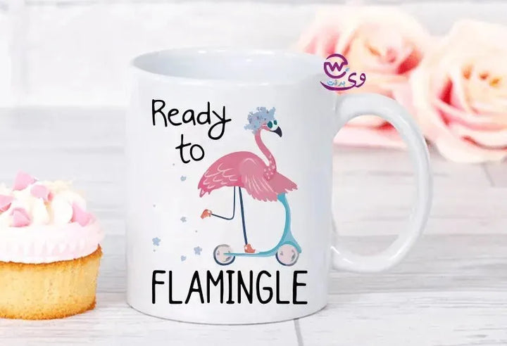 Custom Mugs-Ordinary -Flamingos - WE PRINT