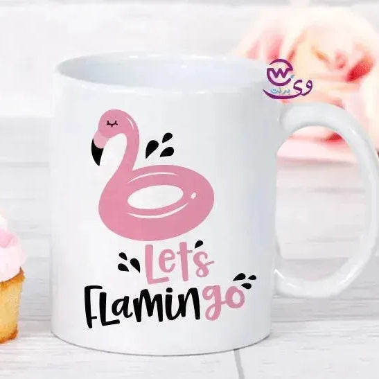 Custom Mugs-Ordinary -Flamingos - WE PRINT