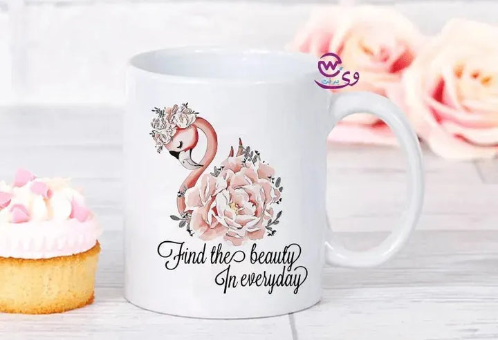 Custom Mugs-Ordinary -Flamingos - WE PRINT