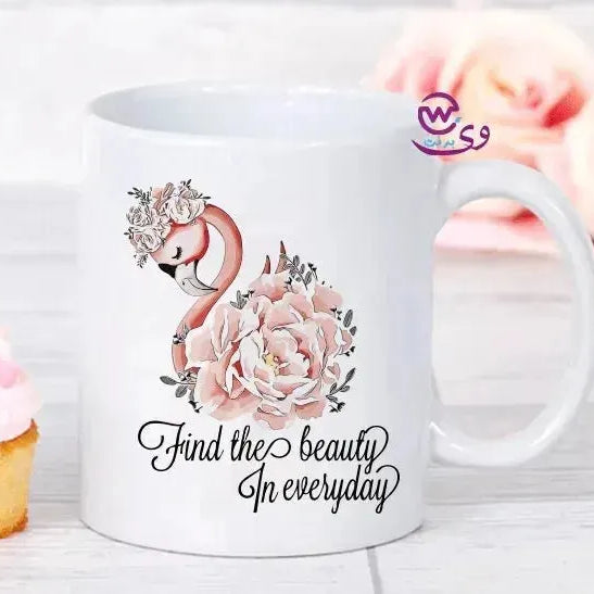 Custom Mugs-Ordinary -Flamingos - WE PRINT