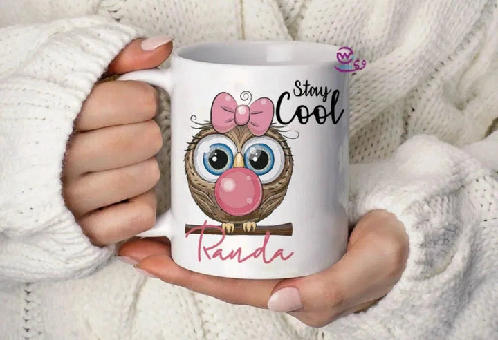 Custom Mugs-Ordinary- Owl - WE PRINT