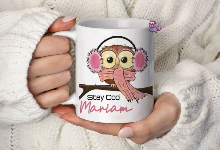 Custom Mugs-Ordinary- Owl - WE PRINT