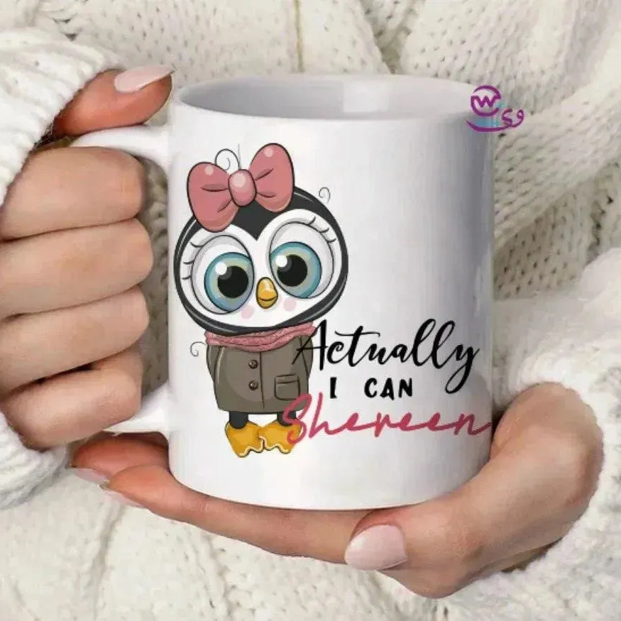 Custom Mugs-Ordinary- Owl - WE PRINT