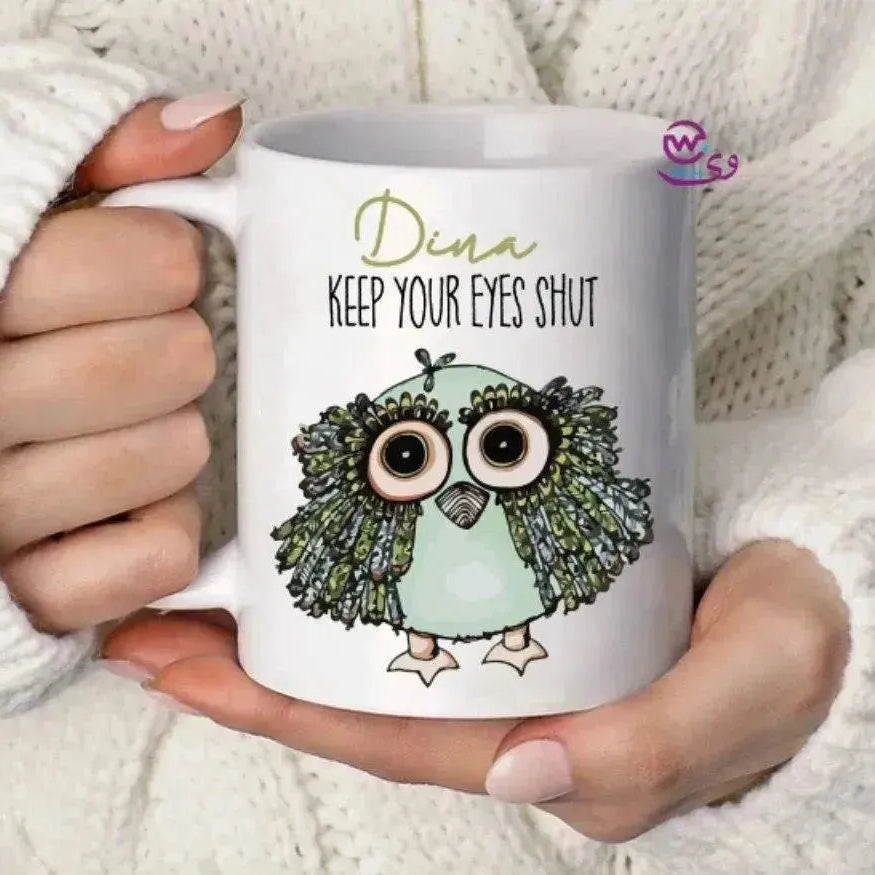 Custom Mugs-Ordinary- Owl - WE PRINT