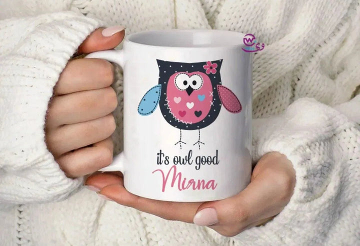 Custom Mugs-Ordinary- Owl - WE PRINT