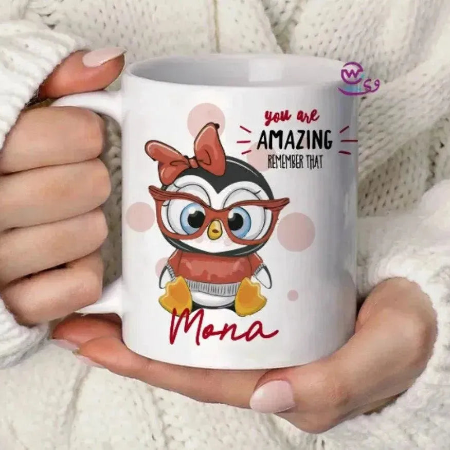 Custom Mugs-Ordinary- Owl - WE PRINT